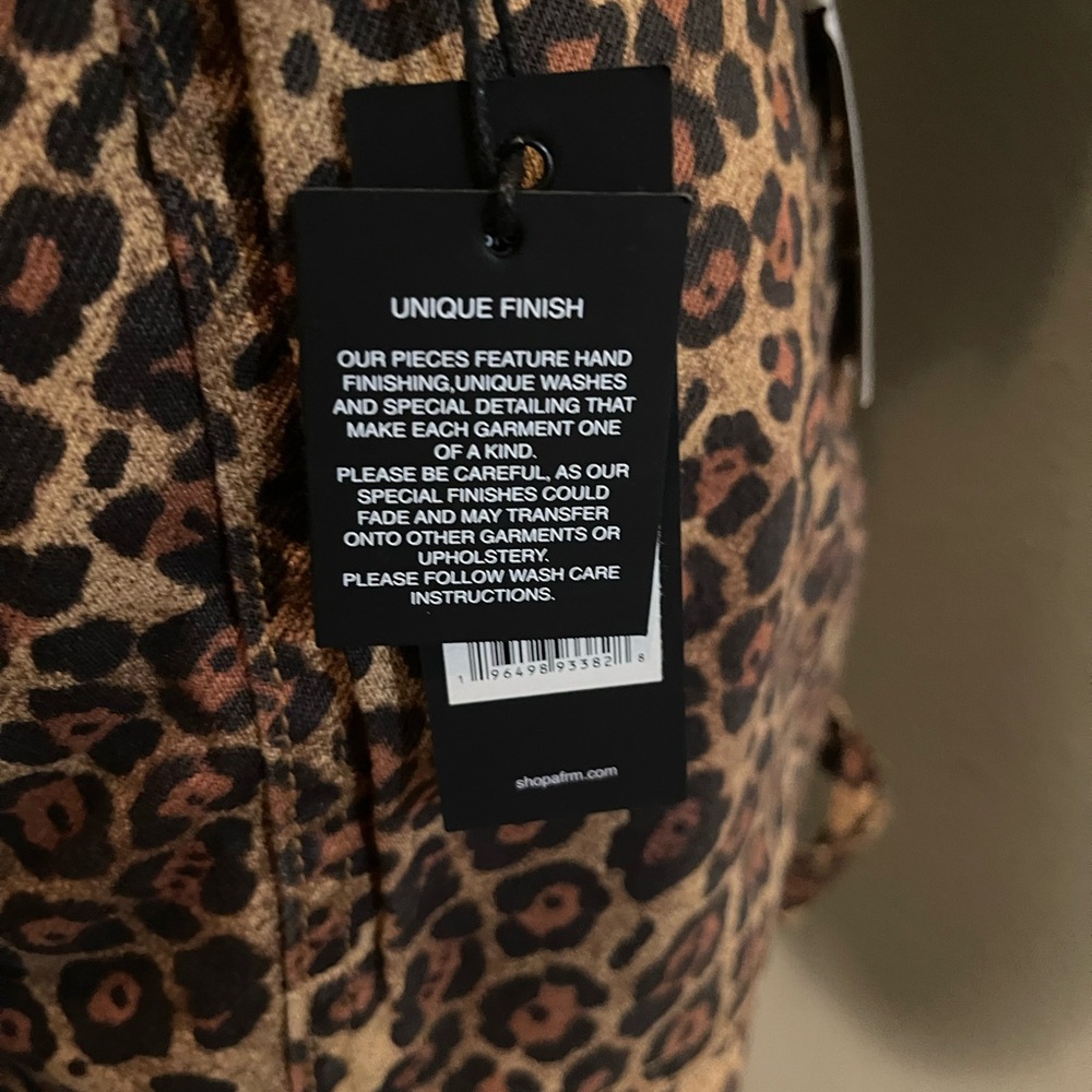 AFRM Rhett High Rise Leopard Pants - Picture 10 of 14